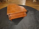 Vintage Wooden Miniature Grand Piano Music box — photo 1