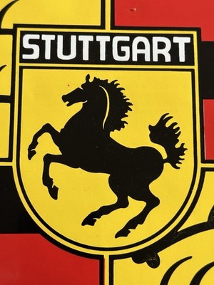 Huge 1960 s Porsche Water Slide Decal By Porsche Stuff Engineering 911 912 356
