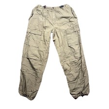 Vintage Old Navy Cargo Pants Mens XL Adjustable Sage Military Paratrooper Y2K