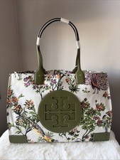 Image of NWT Tory Burch ELLA PRINTED TOTE Winter Sage