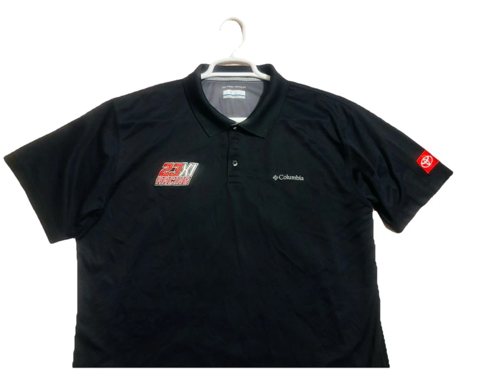 Camisa polo Jordan 2311 para hombre XL Columbia 23XI Nascar Racing Team emitida Pit Crew Foto 4 de 4