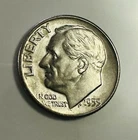 1955 D Roosevelt Silver Dime BU 90% Silver Brilliant Uncirculated #SRD1955-D BU