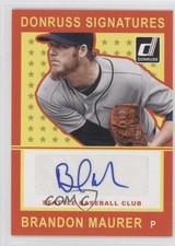 2014 Panini Donruss Signatures Brandon Maurer #BM Auto 5s8