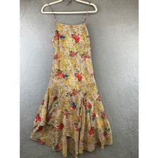 Urban Outfitters Animal Floral Print Chiffon Midi Dress Small