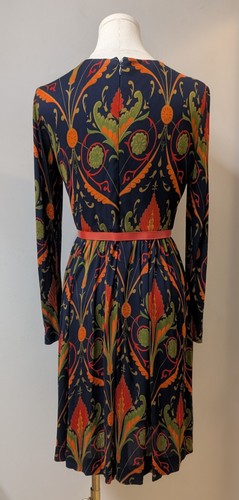 Vintage 60's MOD Saks Fifth Avenue Jersey Art Noveau Deco Print Dress S, $62.99 - Photo 7