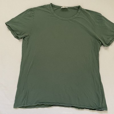 From Future Green Crewneck T-Shirt Men Large 100% Cotton Smooth Texture Classic