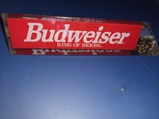 Budweiser King of Beers Red Draft Faucet Tap Handle Knob Breweriana