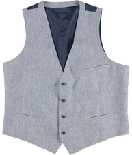 bar III Mens Slim Fit Four Button Vest