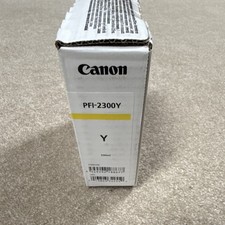 Canon PFI-2300Y Genuine Original Yellow Inkjet Ink Tank for GP-2000 GP-4000