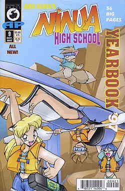 Ninja High School Yearbook #9B VF; Antarctic | 97 Print Run: 2,000 - w/Bag+Board