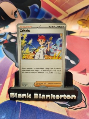 Pokemon TCG Crispin 105/131 SV8.5 Prismatic Evolutions Uncommon Trainer
