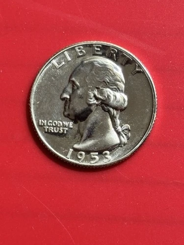 1953 - Proof Washington Quarter - 90% Silver 25C PR