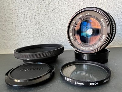 Canon FD 24mm f/2.8 nFD New FD Weitwinkel Objektiv 2,8/24 Wide Angle Prime Lens
