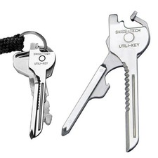 Portable EDC 6 In 1 Multi-Functional Stainless Utili-Key Opener Keychain Tool