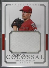 2017 Panini National Treasures Colossal Materials 30/99 Rick Porcello #CM-RP fm0