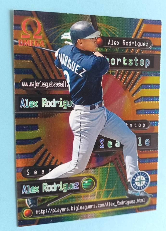 1998 PACIFIC OMEGA ALEX RODRIGUEZ #15 ONLINE INSERT SEATTLE MARINERS - Image 2 of 3