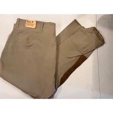 The Tailored Sportsman Riding Breeches 36R Tan English Riding Jumping Knee Patch