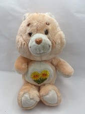 1983 Care Bears Friend Bear 13" Plush Stuffed Friendship Sunflowers Kenner VTG
