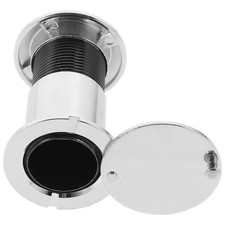 Stainless Steel Door Hole Viewer Durable Peephole Privacy Viewer Silver