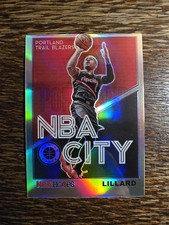 Damian Lillard 2019 Hoops Premium Stock NBA City Holo #6
