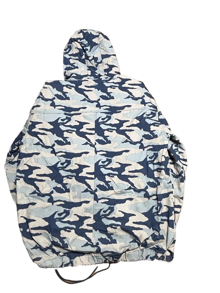 Vintage State Property Jacket Men's XL Blue Camo Rocawear Hooded Hip Hop Y2K - Image 2 of 4