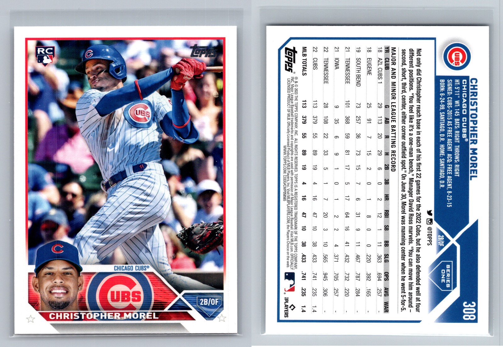 2023 Topps #308 Christopher Morel