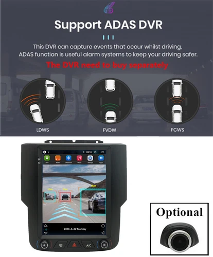 9,7" Android13 4+32G Autoradio Radio Navi GPS für Dodge RAM 1500 2500 3500 4500 - Bild 16 von 16