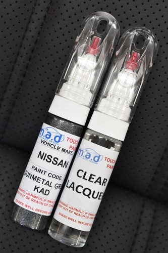 TOUCH UP PEN FOR NISSAN GUNMETAL GREY KAD PAINT SCRATCH GTR QASHQAI JUKE - Picture 6 of 8