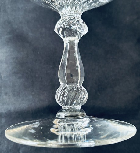 Bicchieri sherbet champagne cristallo Heisey vintage 6 oz. Set 5 pezzi trasparenti - Foto 6 di 7