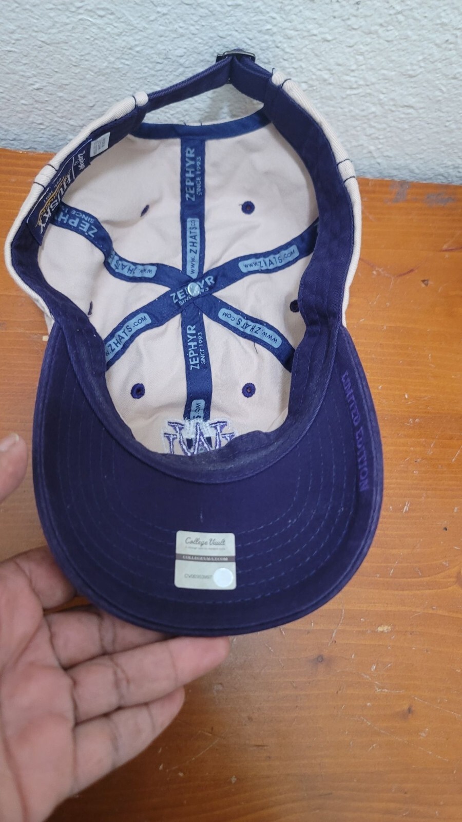 Zephyr Husky Throwback Adjustable Baseball Cap - image 5