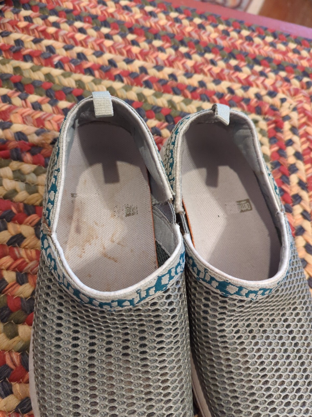 Merrell Mule Clog sneakers donna taglia 6 5 grigio grigio rete slip on scarpe comode