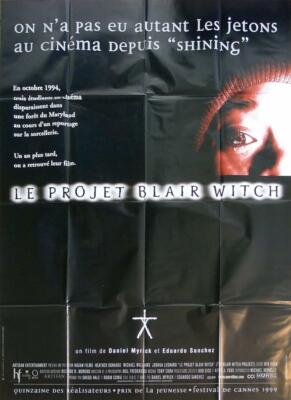 THE BLAIR WITCH PROJECT - FOUND FOOTAGE / HORROR - ORIGINAL GROSSES FILMPLAKAT