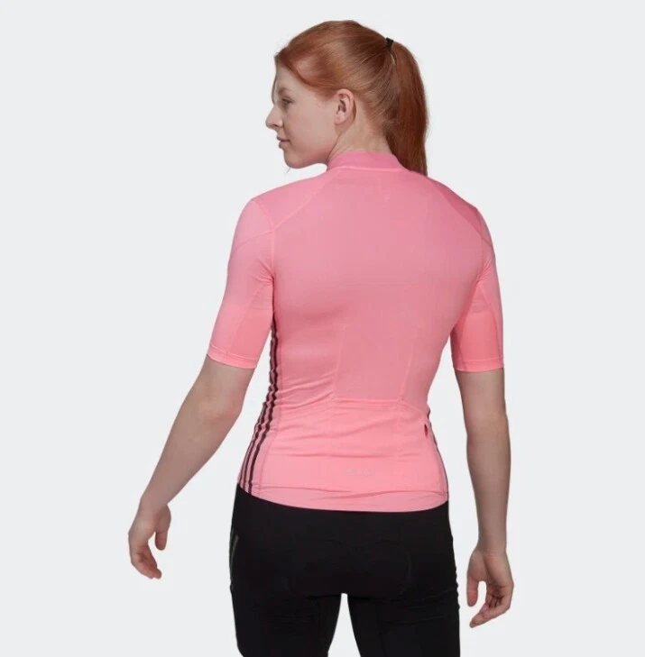 Adidas Women’s The Jersey Cycling Jersey Pink - Image 3 of 4