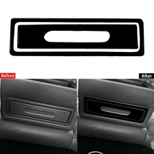 Glossy Piano Black Rear Water Cup Holder Switch Cover For Lexus GS GS350 2012-20