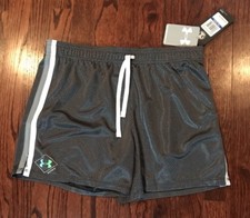 NWT 25 GIRLS UNDER ARMOUR ATHLETIC SHORTS LOOSE FIT GRAY 1320075 