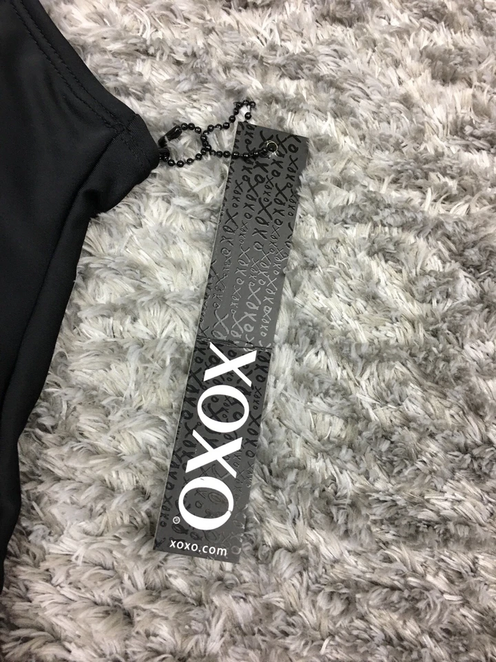 NEW XOXO One Piece Swimsuit Womens Size 2X Black XS233X - Image 4 of 4