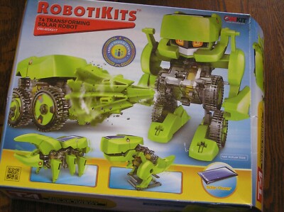 OWI-MSK617 Robotikits T4 TRANSFORMING SOLAR  ROBOT DIY KIT For Ages 8+~~NIOB!!
