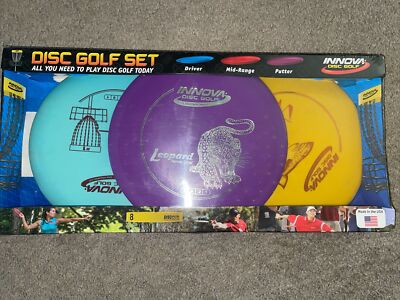 Innova Disc Golf Set 3 Piece Driver Mid-Range & Putter New Sealed Set
