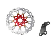 Big 14.0" Red Front Brake Rotor for Harley Softail Slim Deluxe FXBRS 15-later 