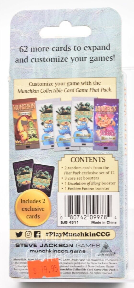 Munchkin Collectible Card Game Phat Pack Steve Jackson Games (2018