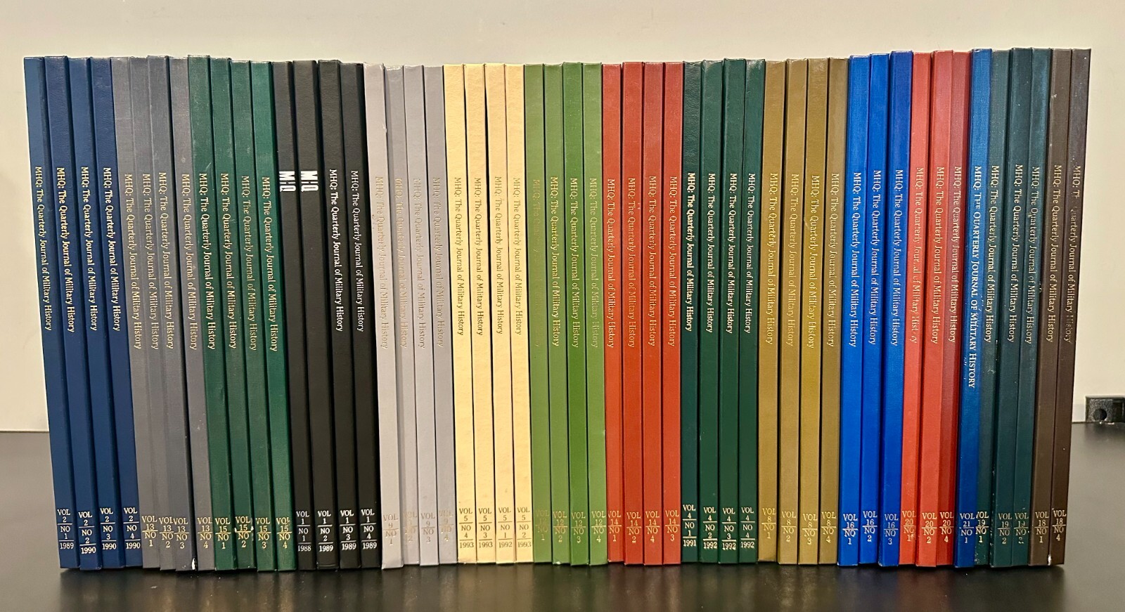 MHQ: The Quarterly Journal of Military History Lot of 52 Hardcover Books
