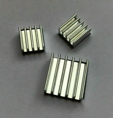 Raspberry Pi Kühlkörper / Kühler 3er-Set selbstklebend für Pi 3, 2, A, B, B+