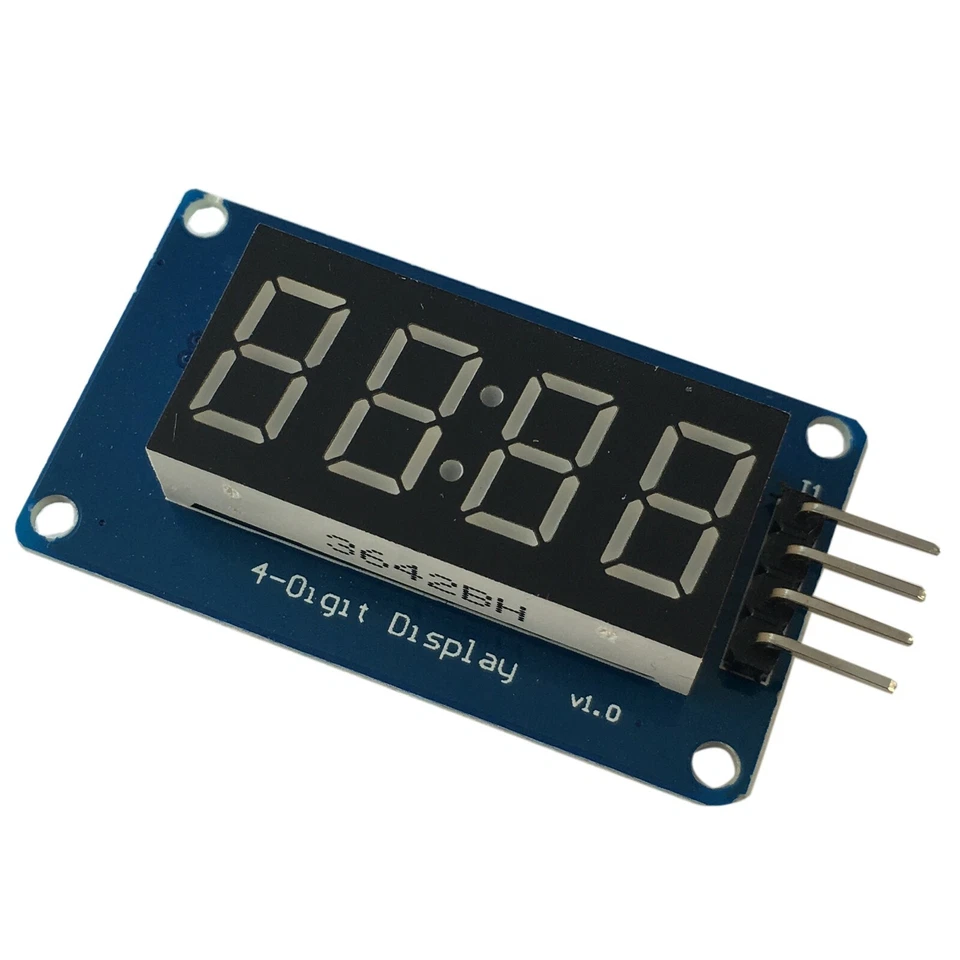 TM1637 4 Bit Digital Segment Anzeige Modul 4 Ziffern LED Display für Arduino - Bild 2 von 3