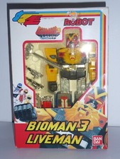 Bioman 3 Liveman - BANDAI - Robot En boite MIB (C574)