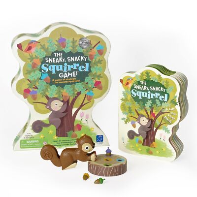 Educational Insights The Sneaky, Snacky Squirrel Game and Board Book DAMAGED BOX