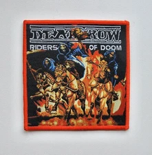 DEATHROW [orange] --- Woven Patch / Coroner Vektor Sacrifice Assassin Exumer