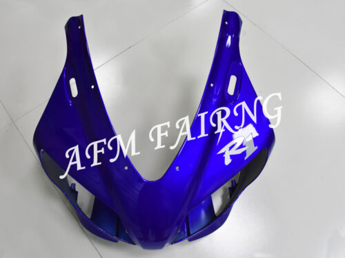 Blue White ABS Injection Mold Bodywork Fairing Kit Panels for YZF R1 1998-1999 - Picture 2 of 6