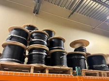 PER 500' Reel 8/2 NM-B Wire With Ground Romex NM Sheathed Cable Black 