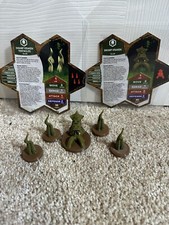 Heroscape Lot Swamp Kraken  Swamp Kraken Tenticles Custom Ullar Figures  Cards