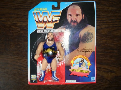 RARE WWF HASBRO MOC FIGURES WWE EARTHQUAKE CARDED...